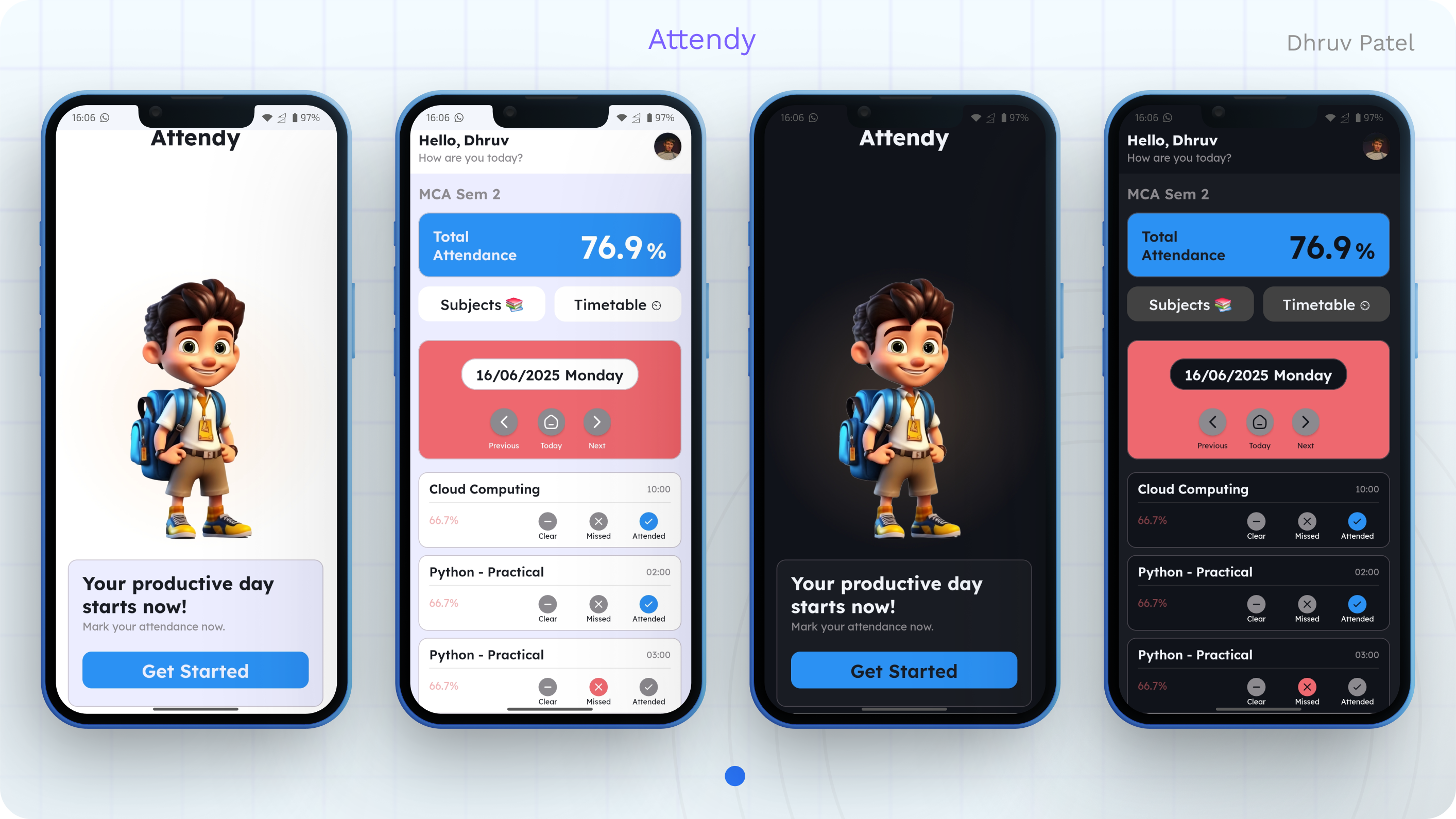 Attendy Screenshot A